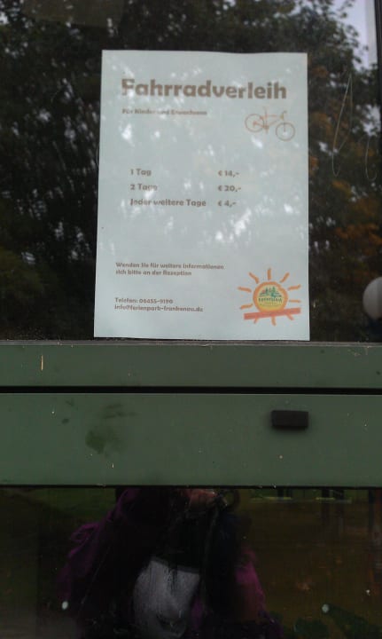 Preise für Fahrradverleih, einzige Info! Ferienpark Frankenau