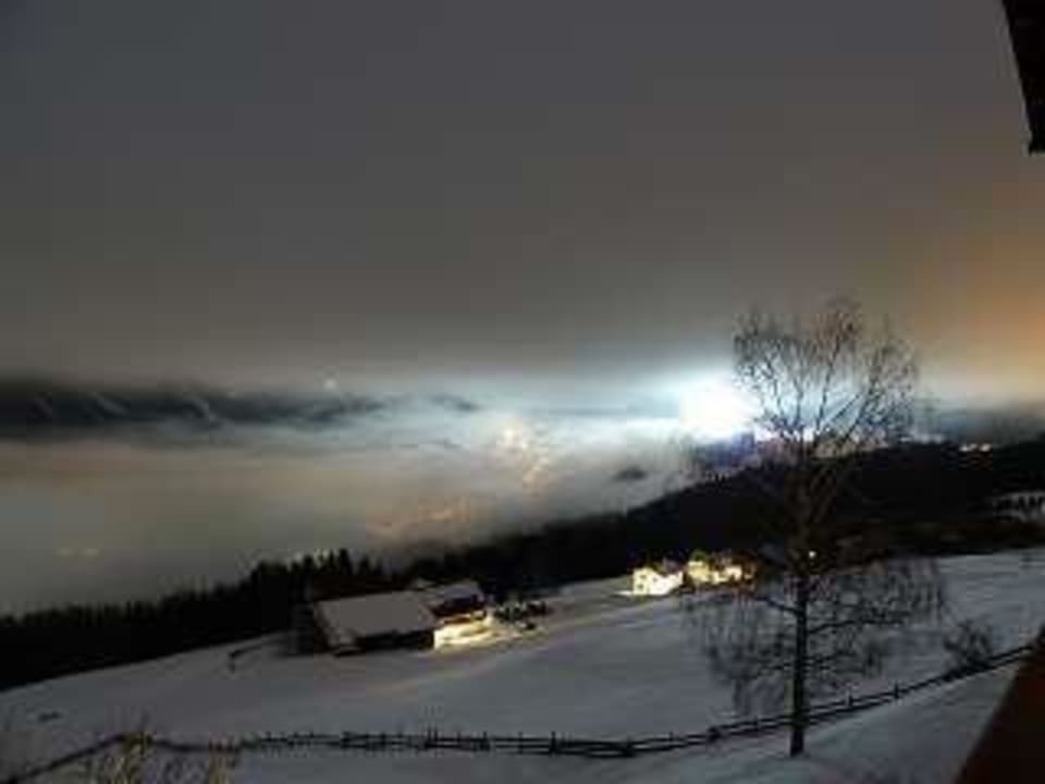 Schladming bei Nacht - Planai hell erleuchtet!  Hotel Berghof