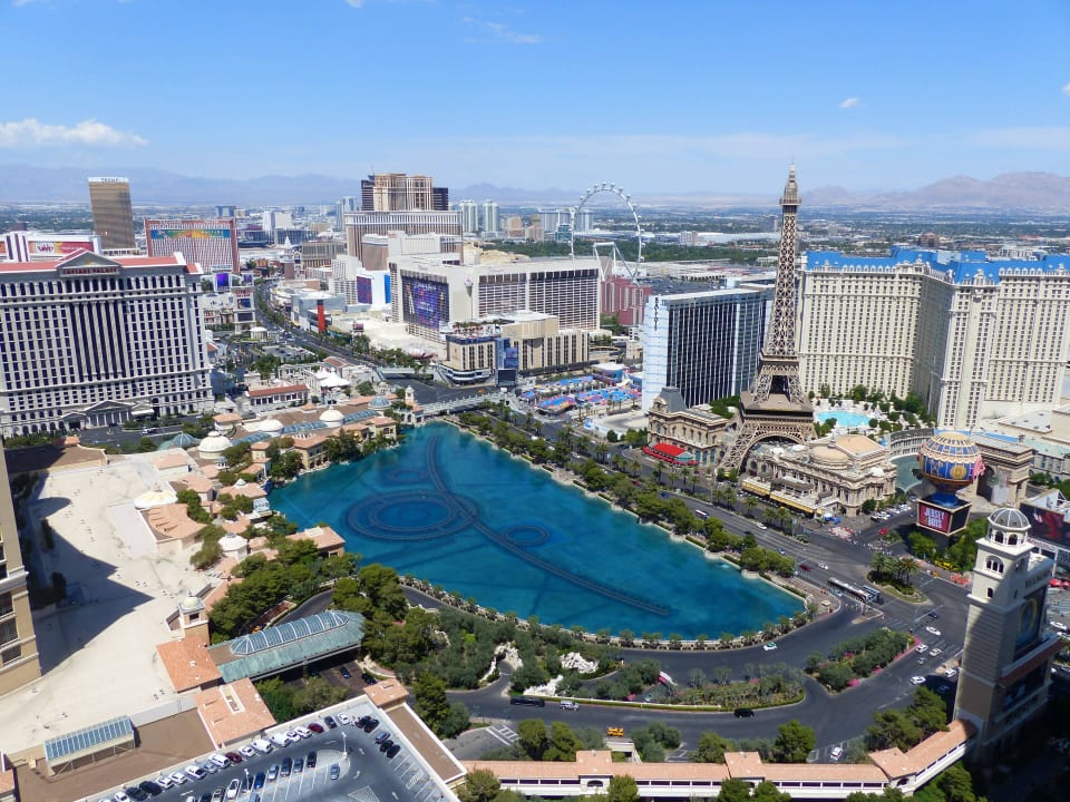 Blick aus dem Zimmer  The Cosmopolitan of Las Vegas