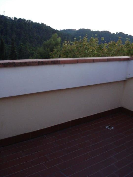 der oberste und kleinste Balkon Villa Angelo