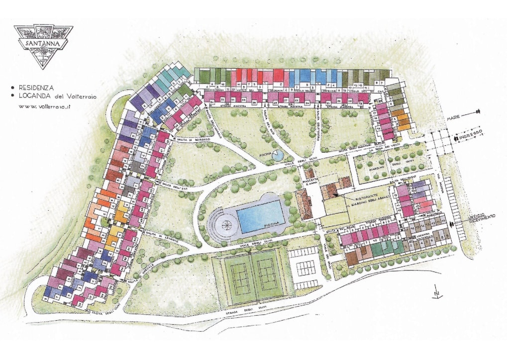 Lageplan Residenz Sant'Anna Del Volterraio