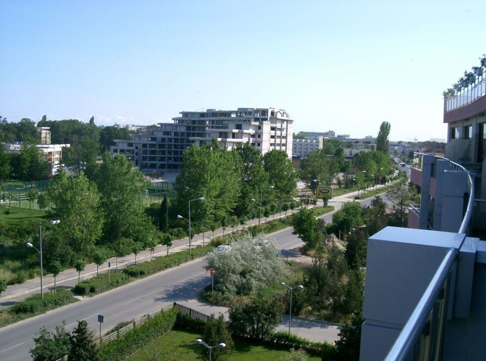 Blick vom Zimmer Flamingo Hotel
