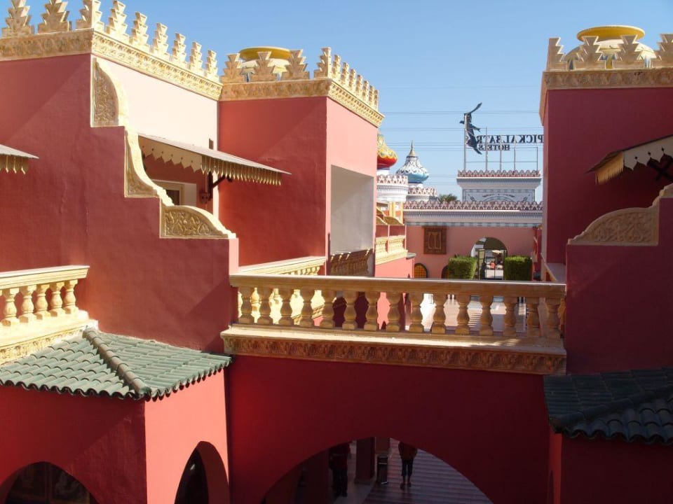 Blick vom Zimmer Pickalbatros Alf Leila Wa Leila Resort - Neverland Hurghada