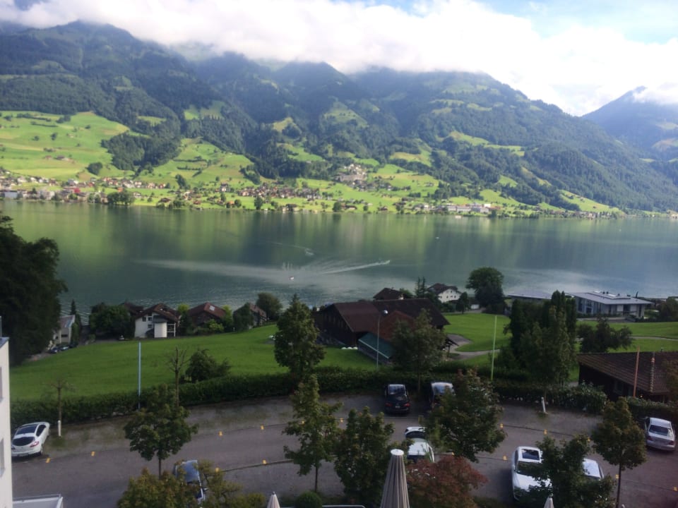 Balkonausblick  Seehotel Wilerbad