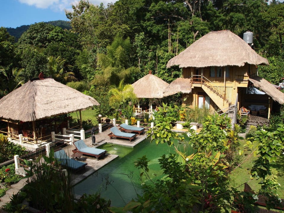 Villa, Frühstücksbereich, Pool Villa Manuk