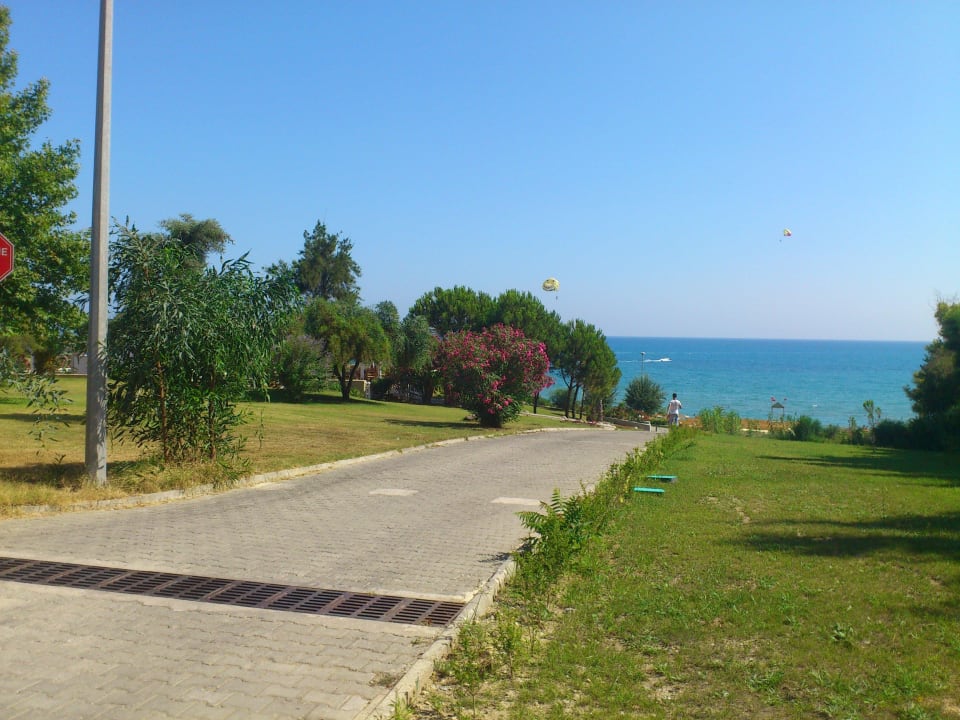 So langsam sieht man das Meer besser. Club Sidelya Hotel