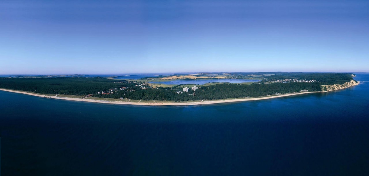 Hotel Luftansicht Cliff Hotel Rügen