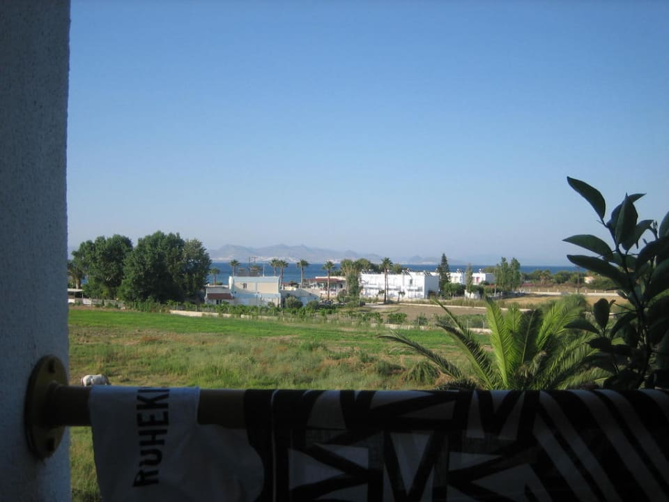 Blick vom Zimmer Hotel Tigaki Beach