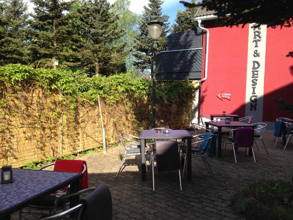 Terrasse Erzgebirgspension Thomas und Art & Design