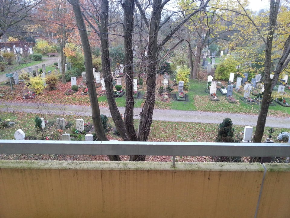 Ausblick vom Balkon Hotel Stadt Pasing garni