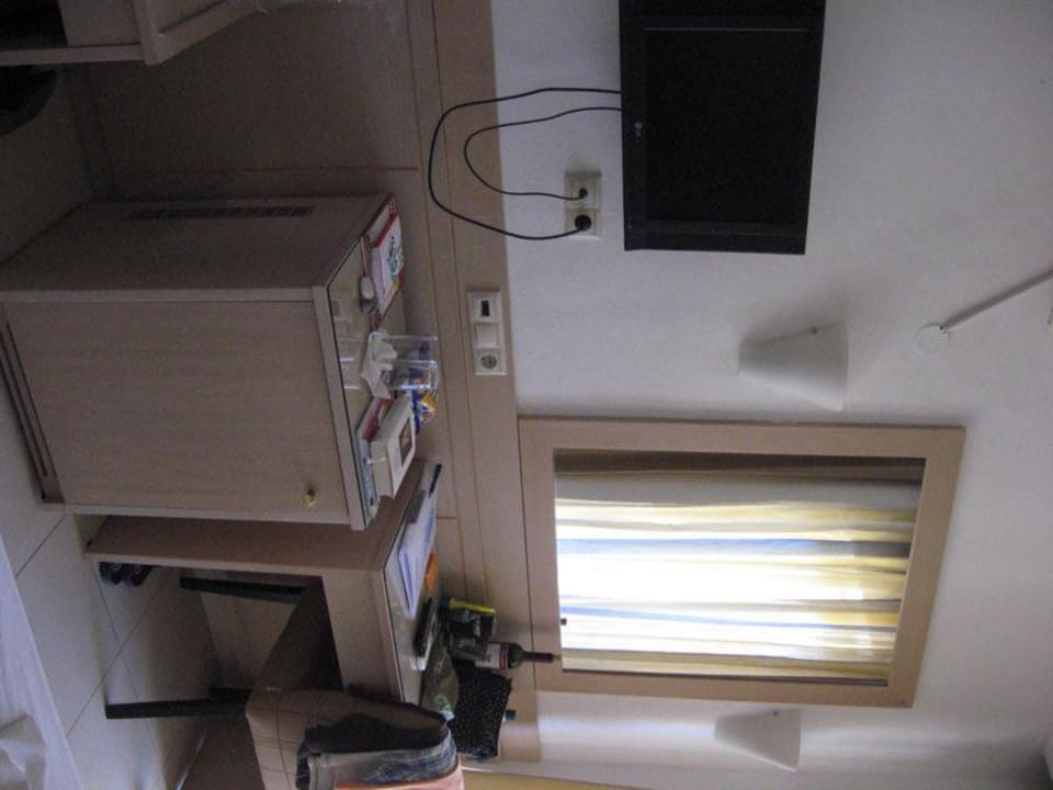 TV und Kühlschrank Hotel Little Inn