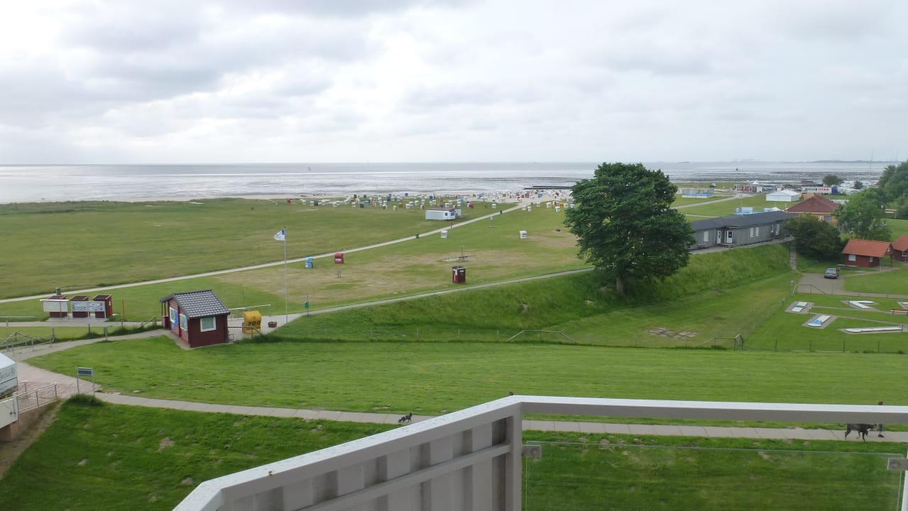 Ausblick Upstalsboom Hotel am Strand