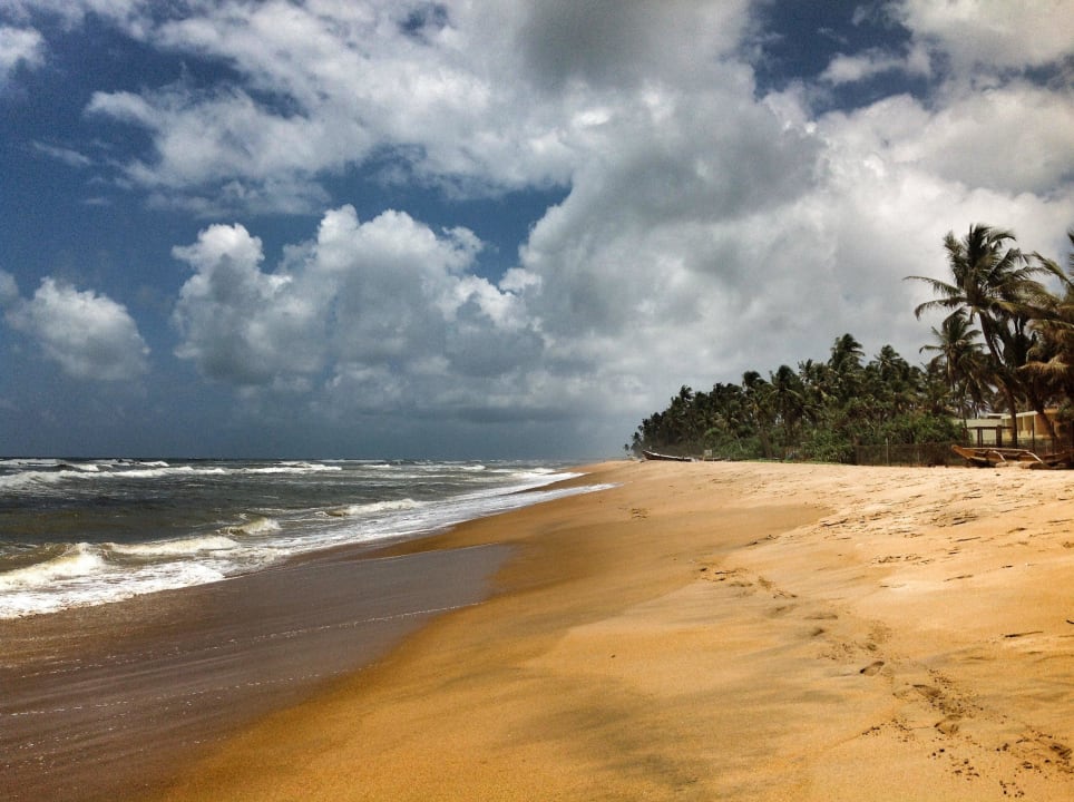 Sandstand vor unserem Hotel Mermaid Mermaid Hotel & Club
