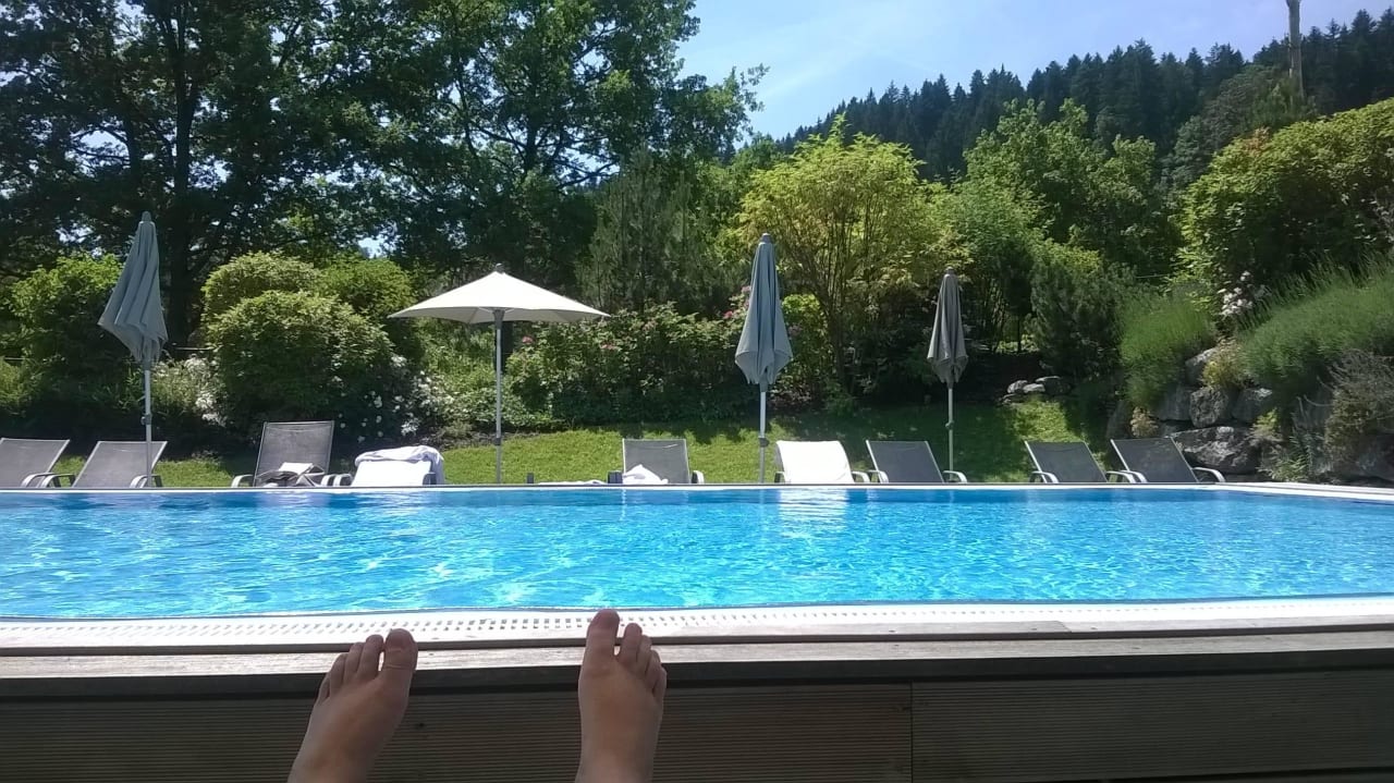 Außenpool Parkhotel Oberstaufen