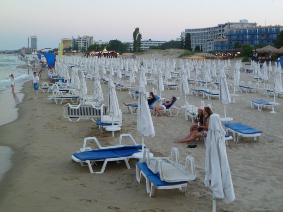 Sonnenstrand vom Steg  DAS Club Hotel Sunny Beach
