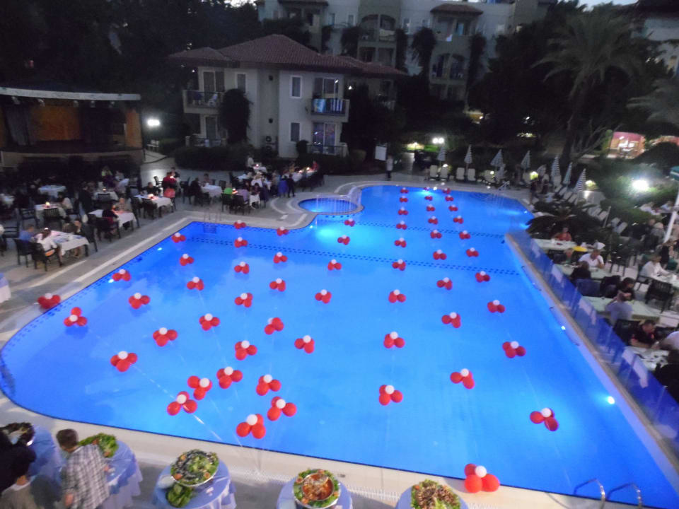 Terrassenaussicht Hotel Gardenia Beach