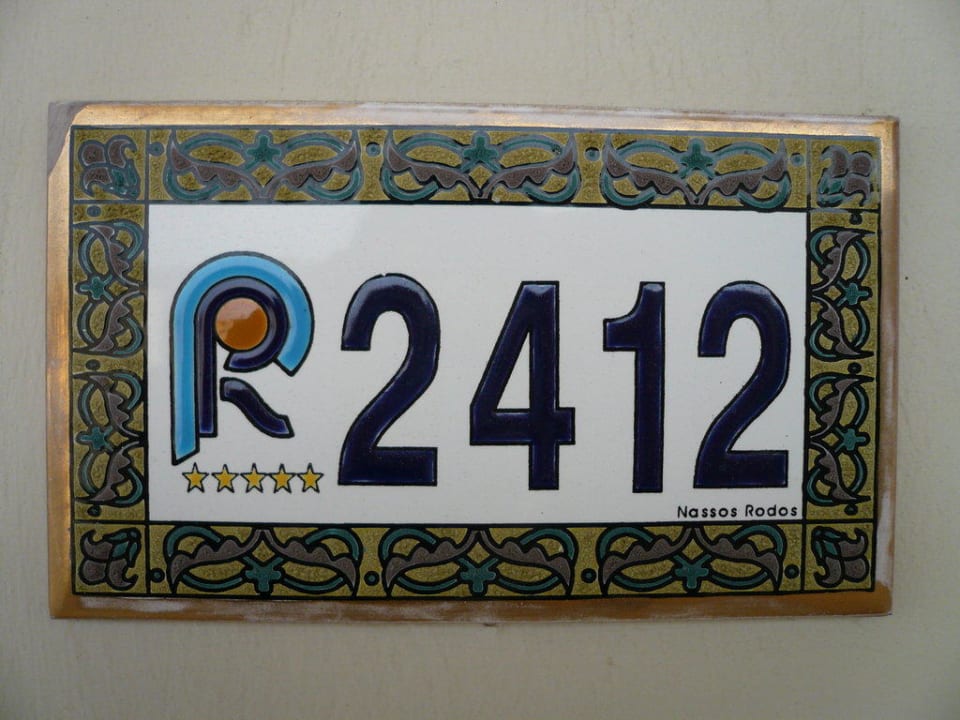 Zimmernummer Rodos Palladium Leisure & Wellness