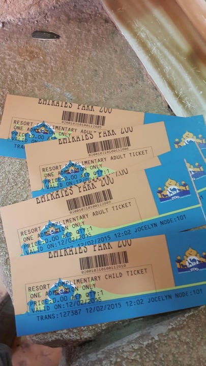 Zoo Tickets Hotel Emirates Park Resort