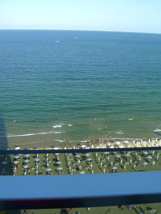 Blick vom Balkon im 17. Stock Burgas Beach Hotel