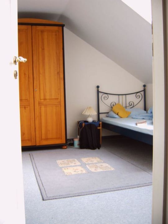 Schlafzimmer im Obergeschoss Aparthotel Am Schloßpark