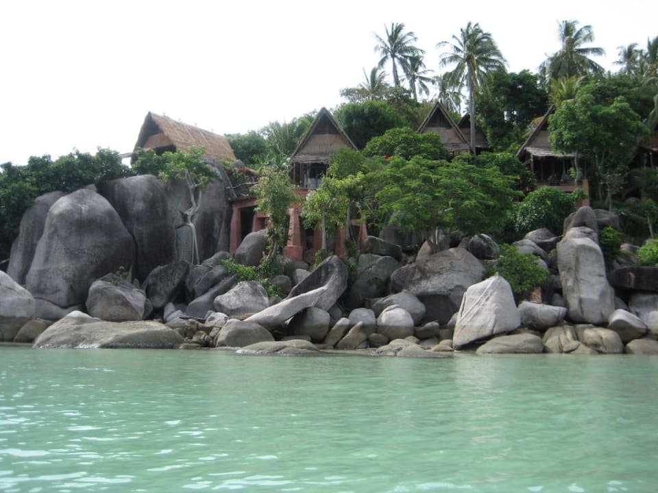Blick auf die Cottages Koh Tao Cabana