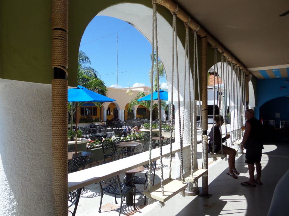 Viele Abende auf der Schaukel verbracht Sandos Playacar Select Club Adults only - All Inclusive