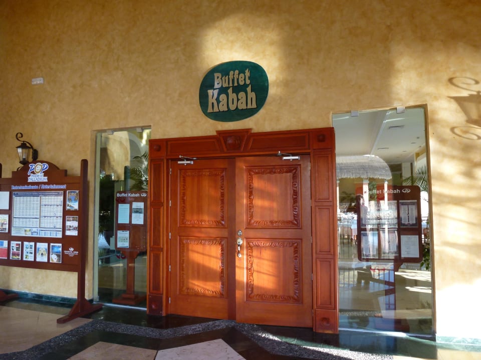 Eingang Büffetrestaurant Grand Palladium Kantenah Resort & Spa