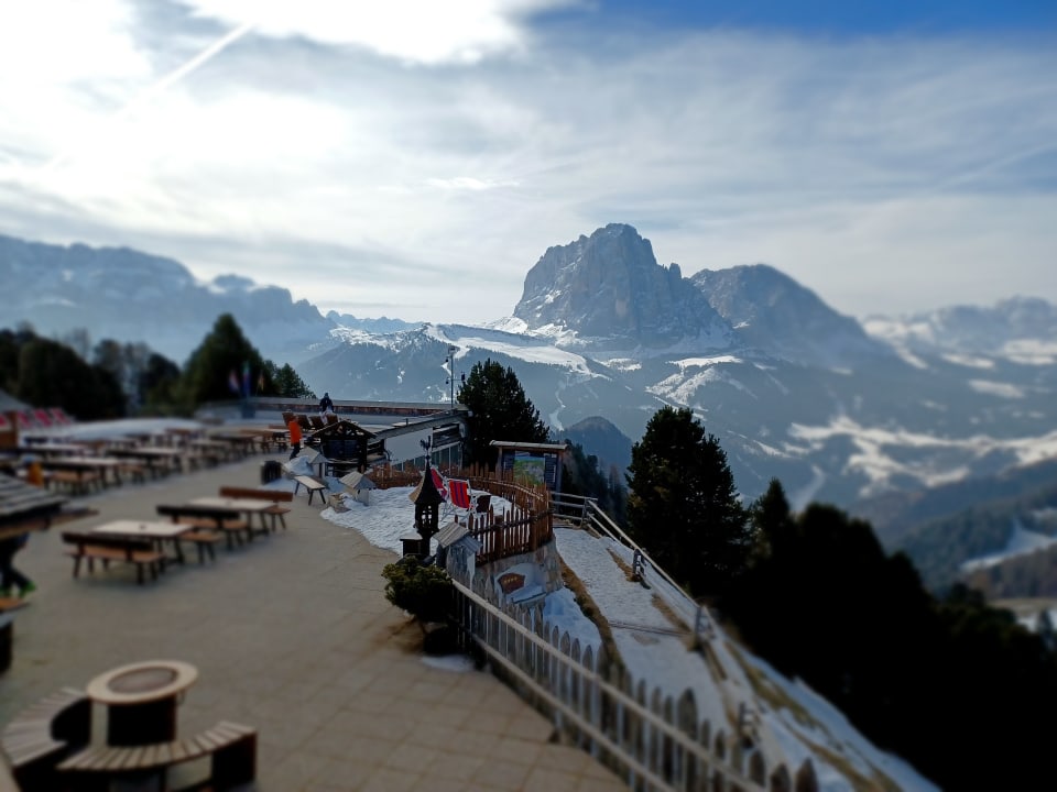 Ausblick Almhotel Col Raiser