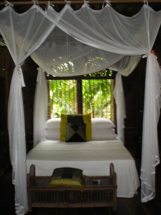 Das Bett in der Villa Hotel Bon Ton Resort