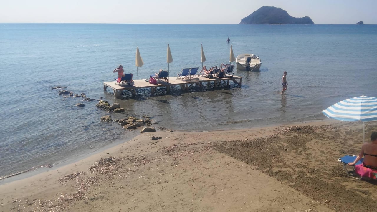 In hotel beach Porto Koukla Beach