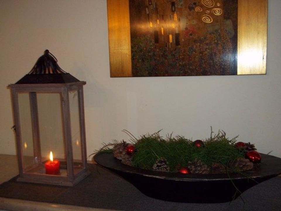 Deko im Eingangsbereich Alphotel Tyrol