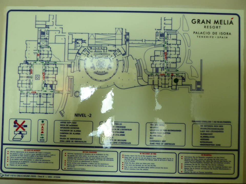 Lageplan Gran Melia Palacio de Isora Resort