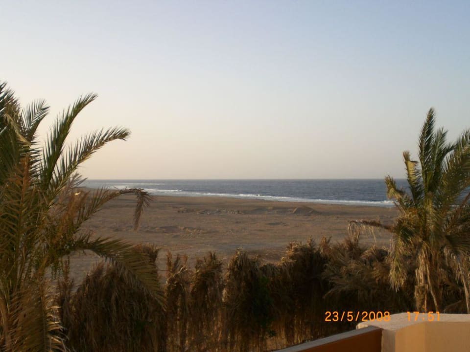 Blick vom Balkon in Richtung Meer, WWS Three Corners Sea Beach Resort