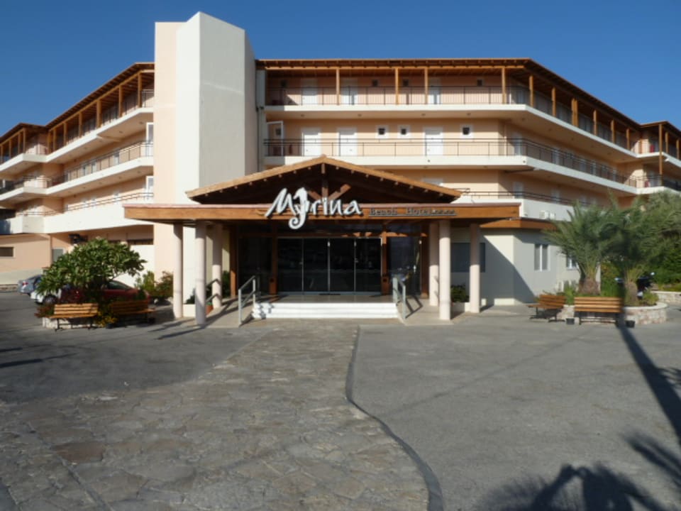 Außenansicht Myrina Beach Hotel