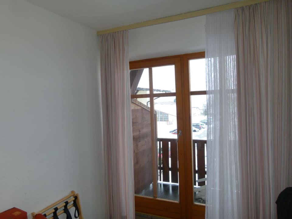 Blick auf den Balkon Landhotel Rosenberger