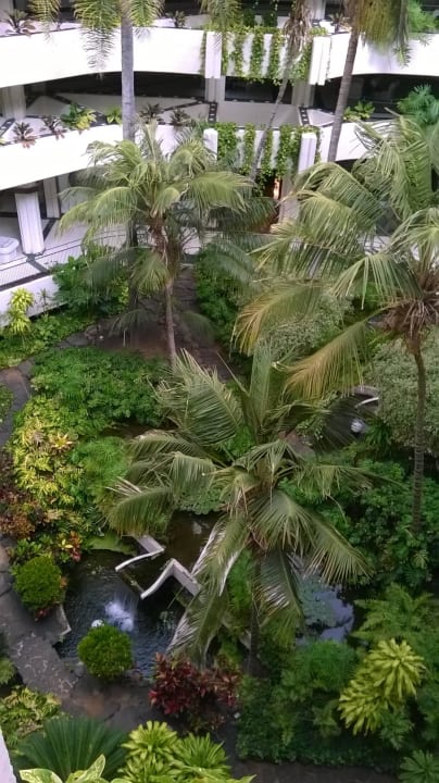 Ausblick aus der 3. Etage in den Innenhof Paradisus by Meliá Salinas Lanzarote