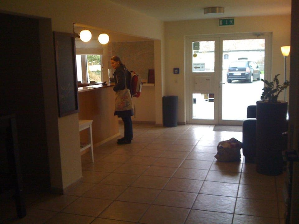 Rezeption und Eingang Hotel Am Kellhof