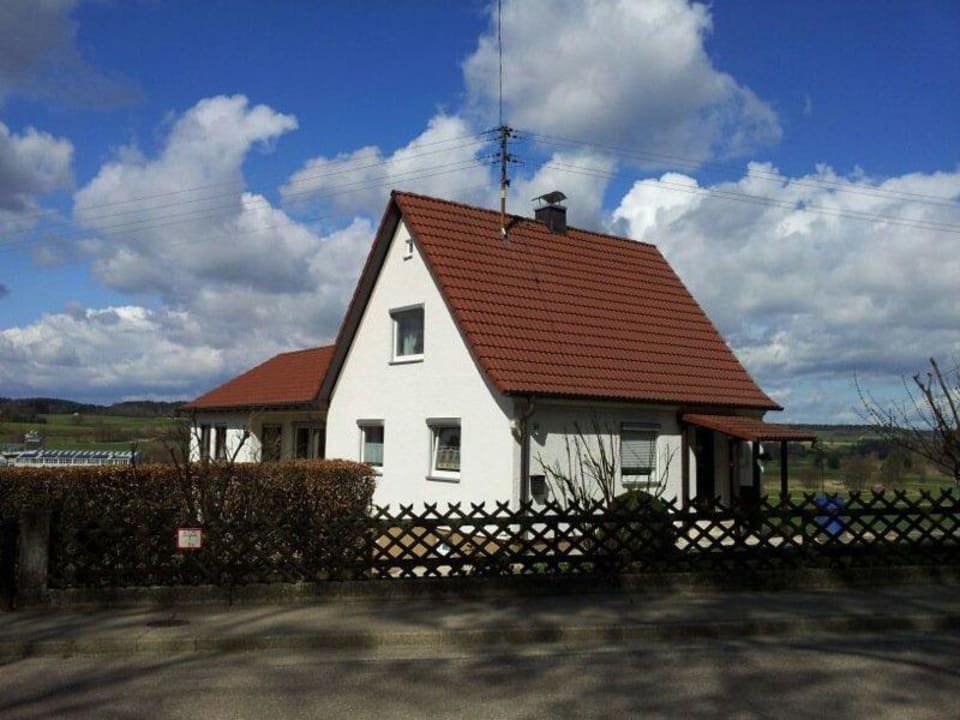 Haus von außen Zusamtaler Ferienwohnung