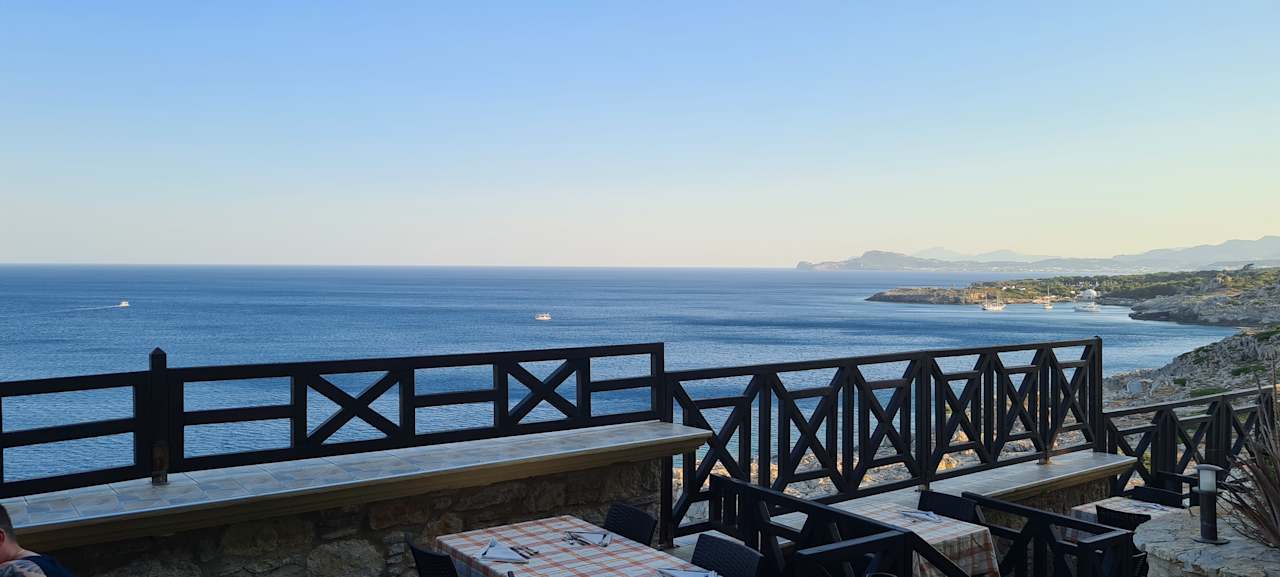 Ausblick Hotel Kalithea Horizon Royal