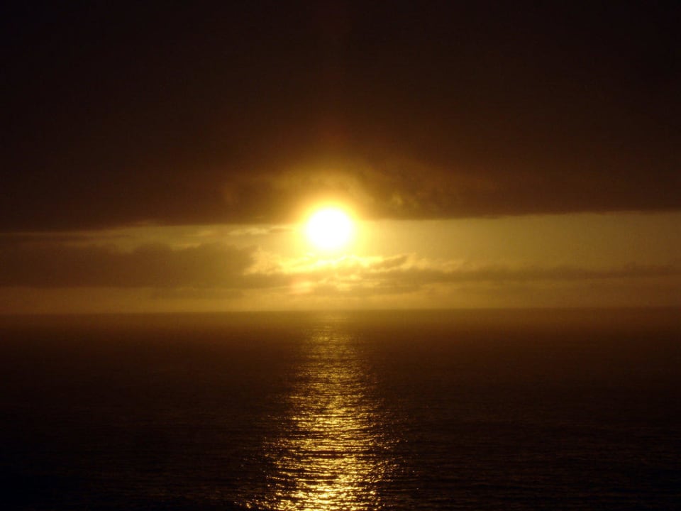 Sonnenuntergang Hotel Delfin Laguna Bajamar