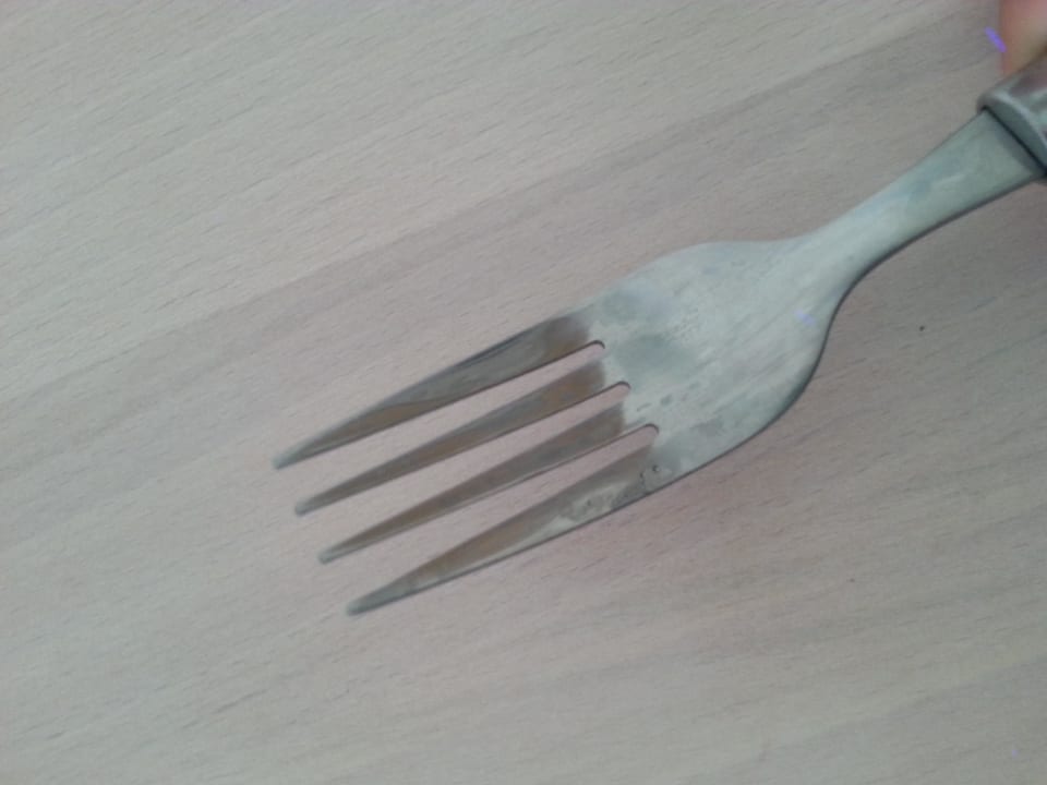 Dreckiges Besteck.. Apartments Premantura Dom