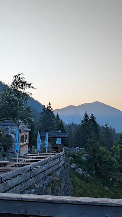 Ausblick Berggasthof Obere Firstalm