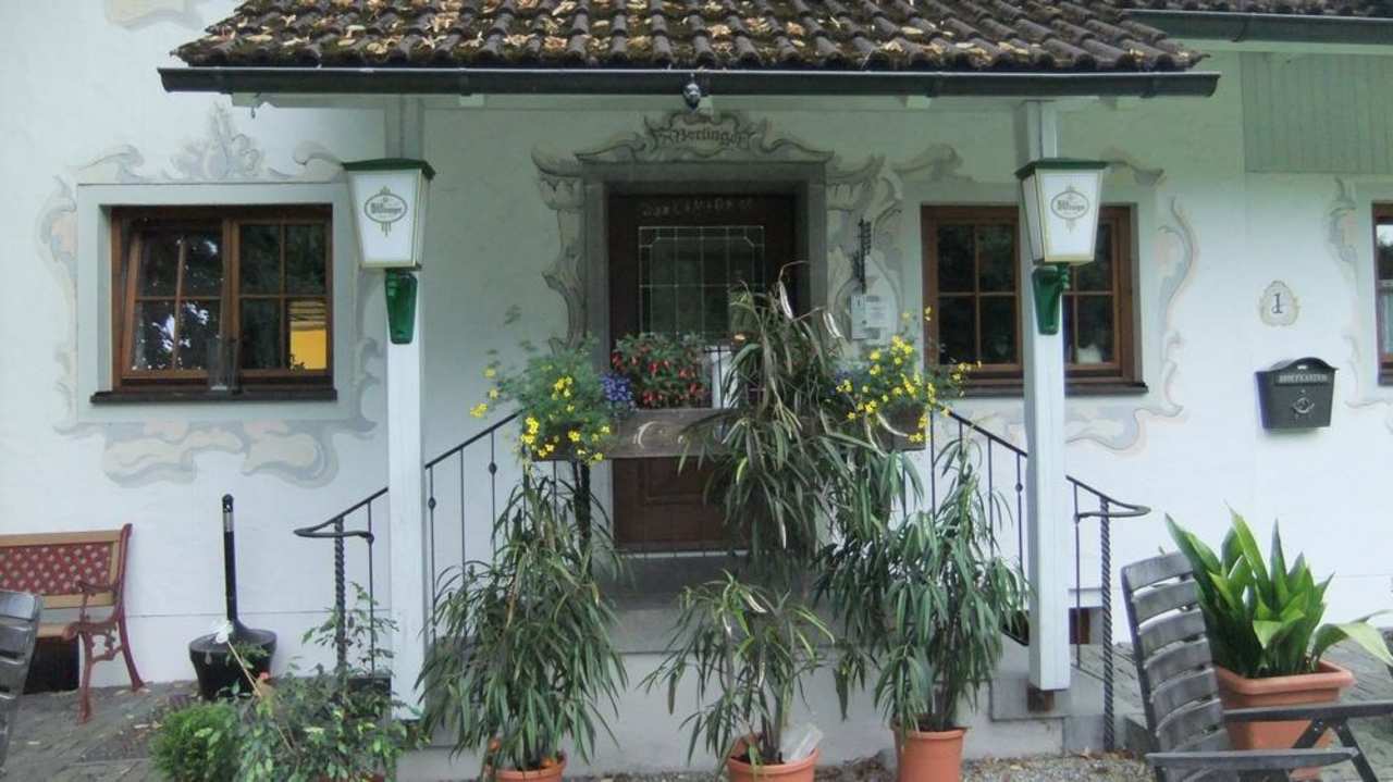 Der Haupteingang Gästehaus Berlinger