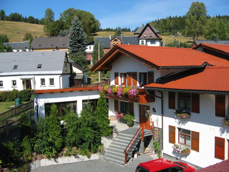 Rückseite vom Hotel Landhotel Gasthof Zwota