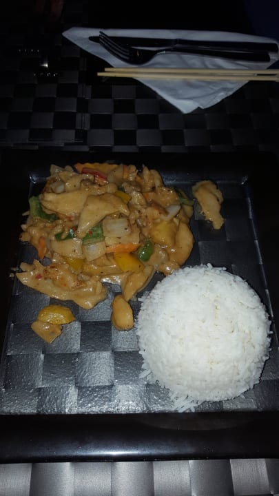 Asiate Chicken Curry Mitsis Rodos Village