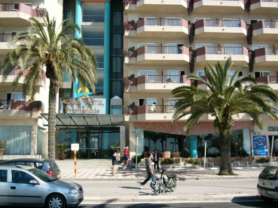 Außenansicht von der Strasse AQUA Hotel Promenade & Spa