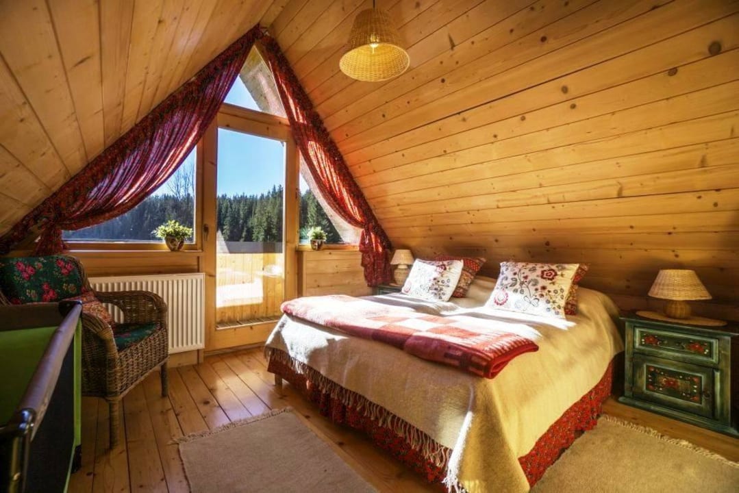 Domek wiejski - sypialnia duża Ferienhaus Tajgolka