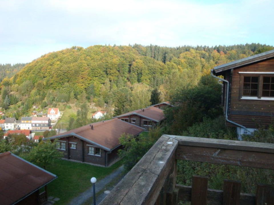 Blick auf Ferienhäuser Werrapark Resort Ferienhausanlage Am Sommerberg