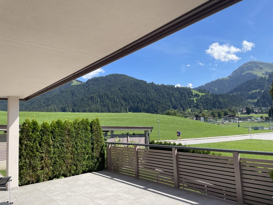 Ausblick APART deluxe am Wilden Kaiser