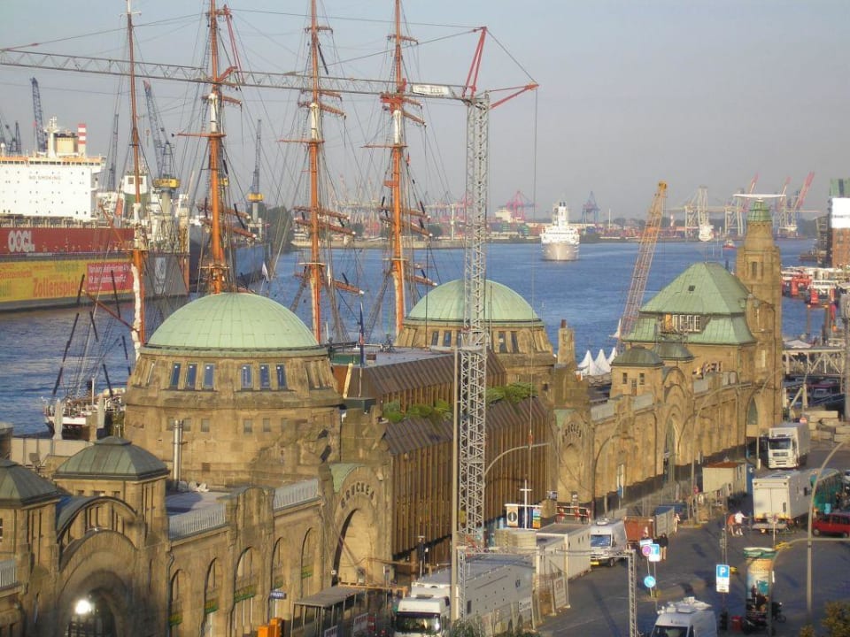 Blick von der Terrasse der Jugendherberge Jugendherberge Auf dem Stintfang